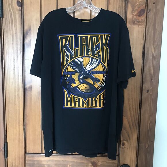 Nike Kobe Bryant Black Mamba Predator Lakers Dri Fit Tee Shirt Mens 3XL XXXL - Picture 2 of 10